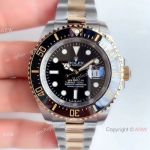 Noob V3 Rolex Sea-Dweller 126603 Two Tone Black Dial Watch Super Clone